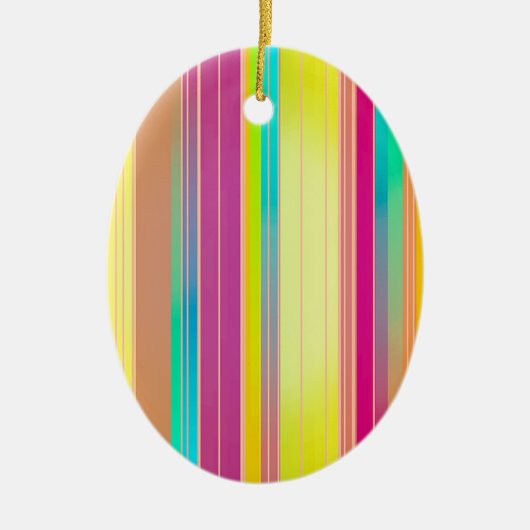 Stripes Keramisch Ornament (Voorkant)