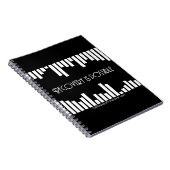 Stripes-laptop Notitieboek (Rechterzijde)