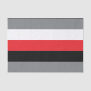 Stripes Lines Pattern Red Black Grey White Tissuepapier