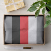 Stripes Lines Pattern Red Black Grey White Tissuepapier (Geschenk)