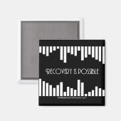 Stripes Magnet Magneet (Voorkant / Achterkant)