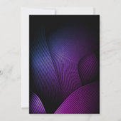 Stripes modernes Invitation 21e anniversaire (Dos)