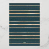 Stripes modernes JOIE Neutre Photo de vacances (Verso)