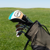 Stripes Monogram Golfheadcover (Insitu)