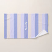 Stripes Motif Custom Monogram ensemble de serviett (Serviette à main)