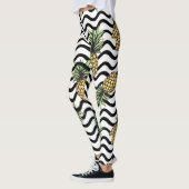 Stripes Motif - Leggings ananas (Gauche)