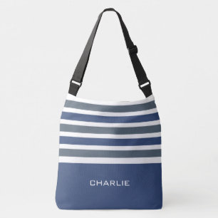Stripes Motif sacs monogramme personnalisés
