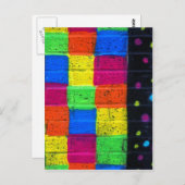 Stripes n Spots Briefkaart (Voorkant / Achterkant)