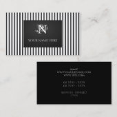 Stripes Nouveau Visitekaartje (Voorkant / Achterkant)