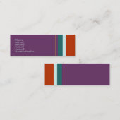 Stripes nr. 0078 mini visitekaartje (Voorkant / Achterkant)