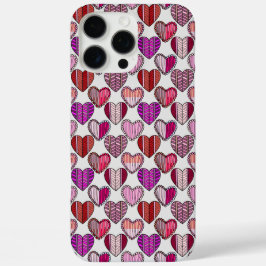 Stripes of Love: een symfonie iPhone 16 Pro Max Hoesje