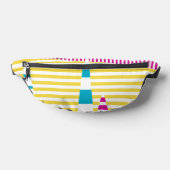 Stripes on Stripes - Turquoise, Jaune et Rose (Poser)