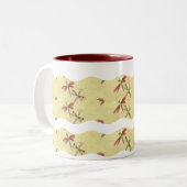 Stripes ondulées - Plaisir à la libellule : Mug de (Devant gauche)