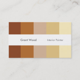 Stripes Palette Visitekaartje (warm)