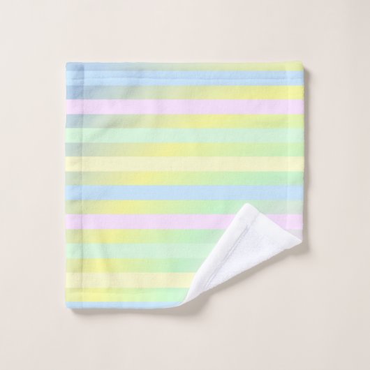 Stripes Pastels (Gant de toilette)