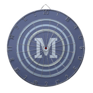 Stripes Patroon aangepaste monogram dart board Dartbord