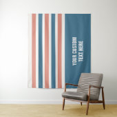 Stripes patroon aangepaste teksttapestries wandkleed (In situ)