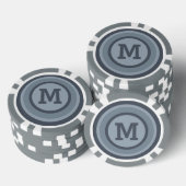 Stripes Pattern aangepaste monogram pokerchips (Opstapeling)