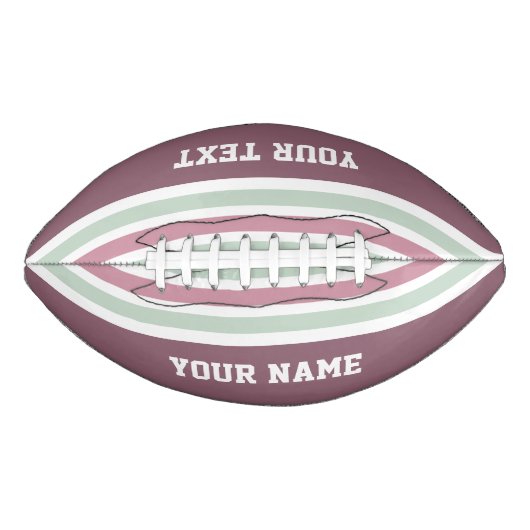 Stripes Pattern custom football (Voorkant)