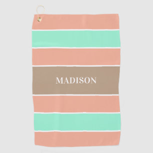 Stripes Pattern-label: golfhanddoek