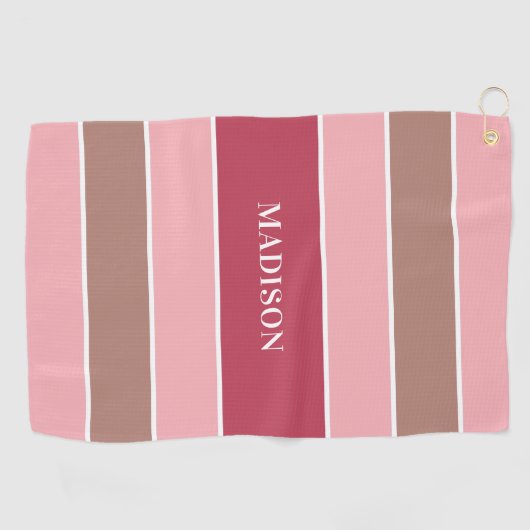 Stripes Pattern-label: golfhanddoek (Horizontaal)