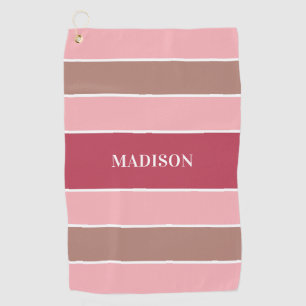 Stripes Pattern-label: golfhanddoek