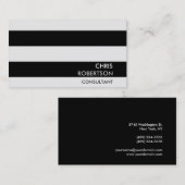 Stripes Pattern Professional Chic Visitekaartje (Voorkant / Achterkant)