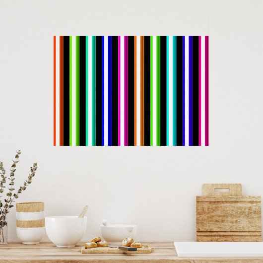Stripes Poster (Keuken)