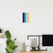 Stripes Poster (Thuiskantoor)