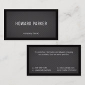 Stripes | Rand (zwart) Visitekaartje (Voorkant / Achterkant)