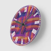 Stripes Ronde Klok (Hoek)