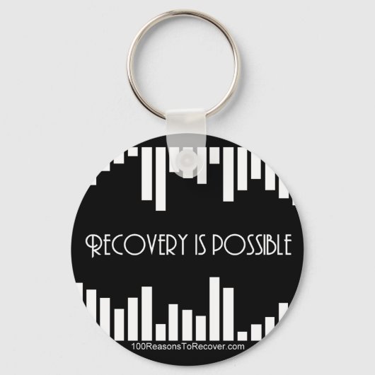 Stripes Round Sleutelhanger (Voorkant)