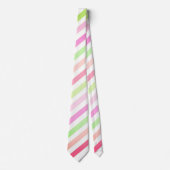 Stripes, roze, groene stropdas (Voorkant)