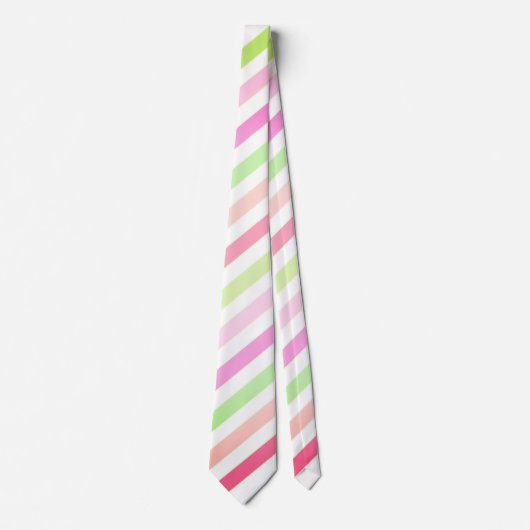 Stripes, roze, groene stropdas (Voorkant)