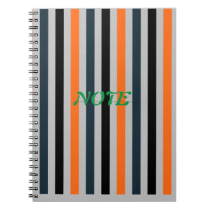 Stripes Spiral Photo Notitieboek