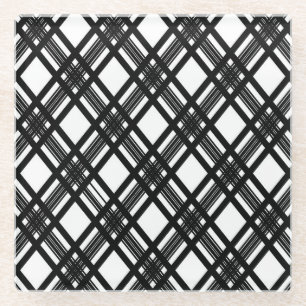 Stripes Texture Glazen Onderzetter