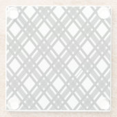 Stripes Texture Glazen Onderzetter (Achterkant)