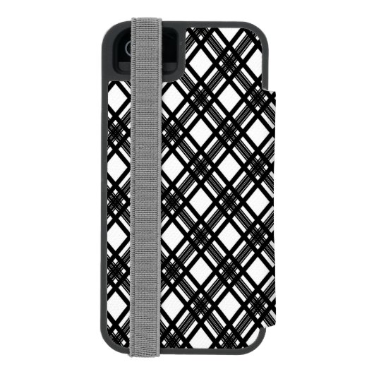 Stripes Texture Incipio iPhone Portemonnee Hoesje (Agenda Achterkant)