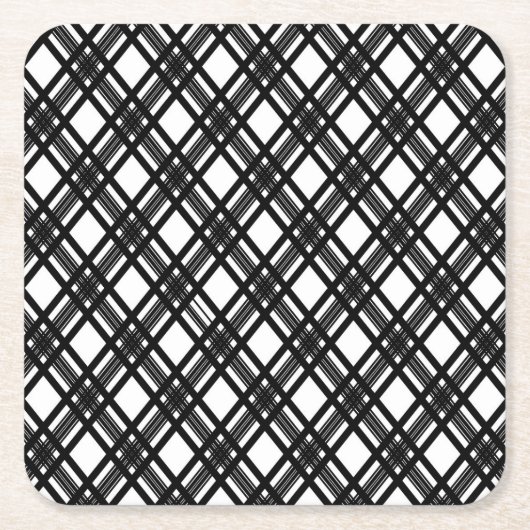 Stripes Texture Vierkante Kartonnen Onderzetter (Voorkant)