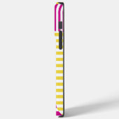 Stripes — Turquoise, Geel en Roze Case-Mate iPhone Case (Achterkant / Links)