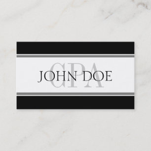 Stripes van belastingplichtigen CPA W/W Visitekaartje