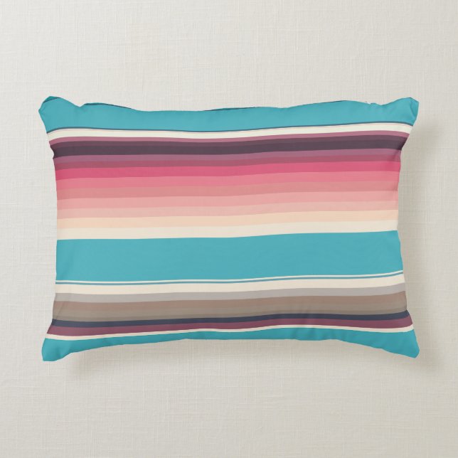 Stripes van de horizon accent kussen (Voorkant)