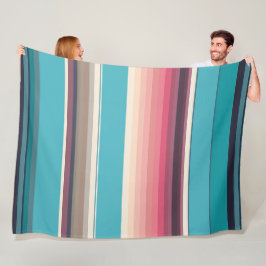 Stripes van de horizon fleece deken