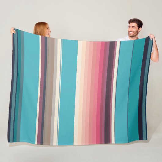 Stripes van de horizon fleece deken (In situ)