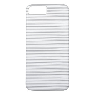 Stripes van de Waterverf van Classy Grey iPhone 8 Plus / 7 Plus Hoesje