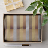 Stripes van koper, goud, zilver en Bronze Tissuepapier (Geschenk)