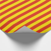 Stripes van rood en geel papier (Hoek)