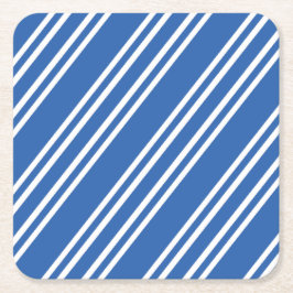 Stripes Vierkante Kartonnen Onderzetter