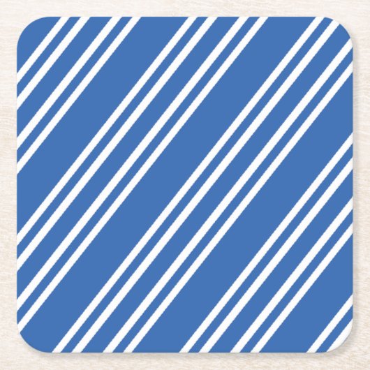 Stripes Vierkante Kartonnen Onderzetter (Voorkant)