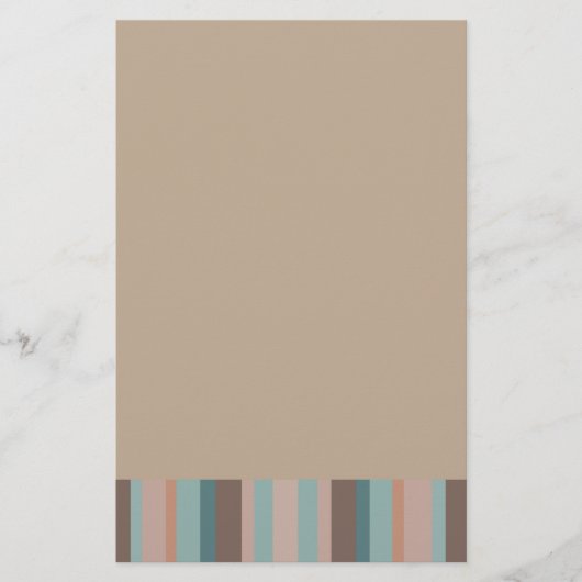 Stripes voor de Stille Oceaan Briefpapier (Voorkant)